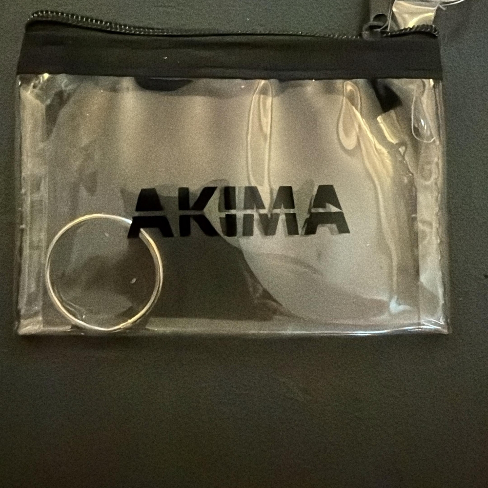 AKIMA Clear Zipper Pouch